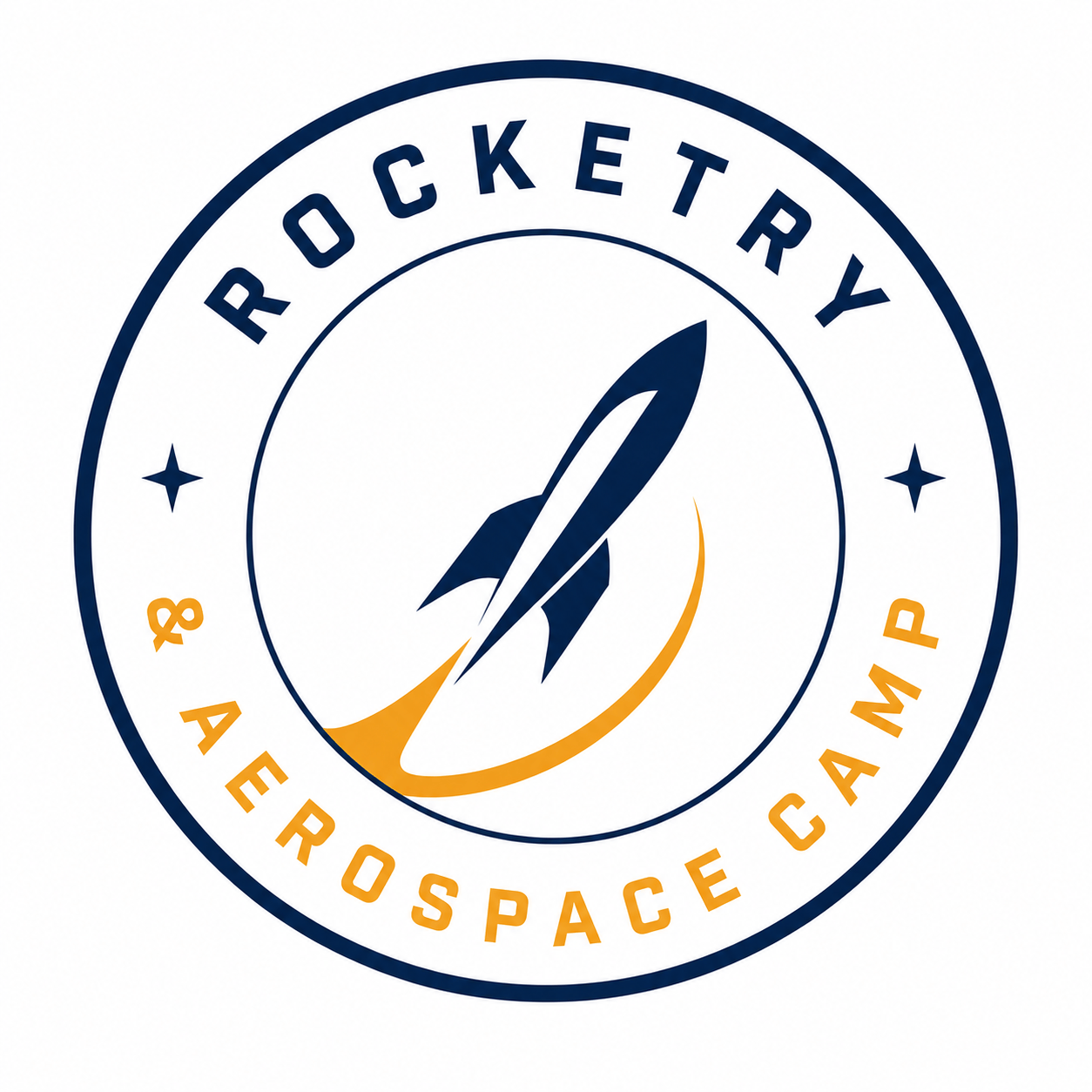 Rocketry & Aerospace Camps circular badge